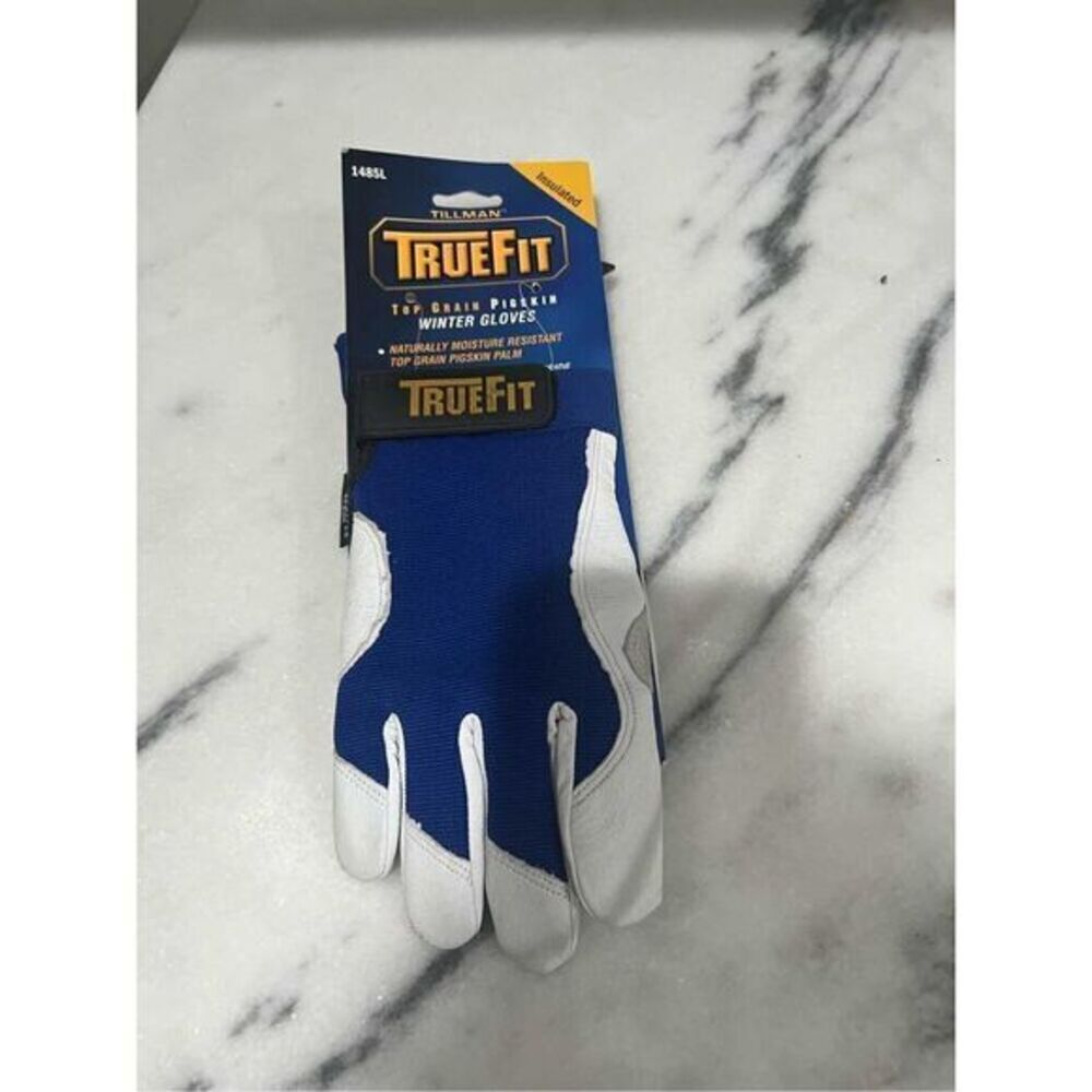 Tillman® Pigskin/Spandex Unlined Double Palm & Reinforced Thumb TrueFit Glove
